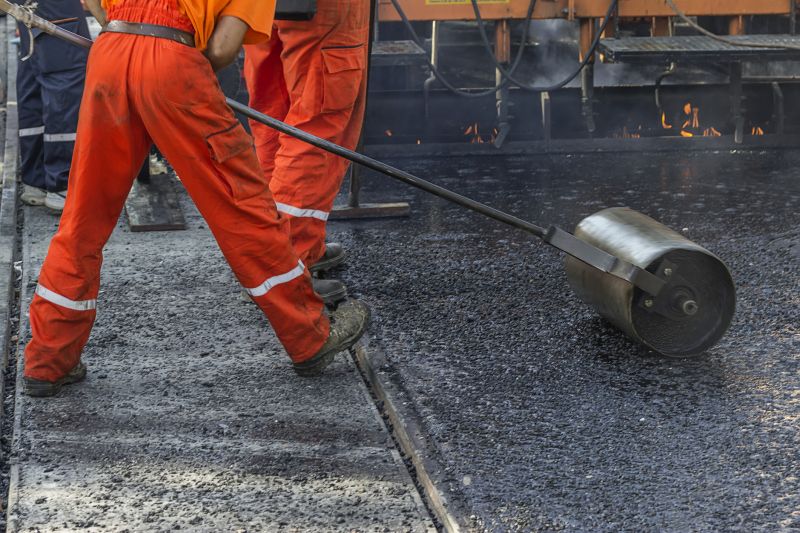 Asphalt Pad Installation